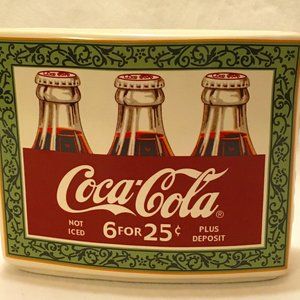 Coca-Cola Ceramic Toothbrush Holder